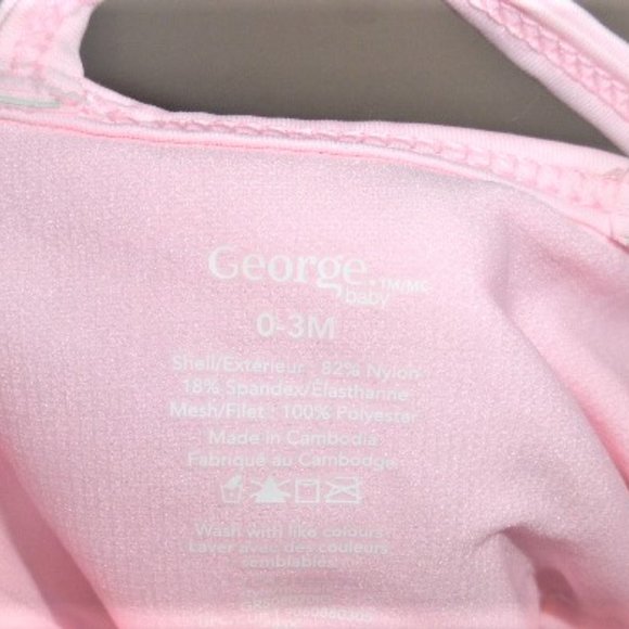 George Baby BATHING SUIT 0-3 Months Baby Swim Suit - Picture 3 of 4